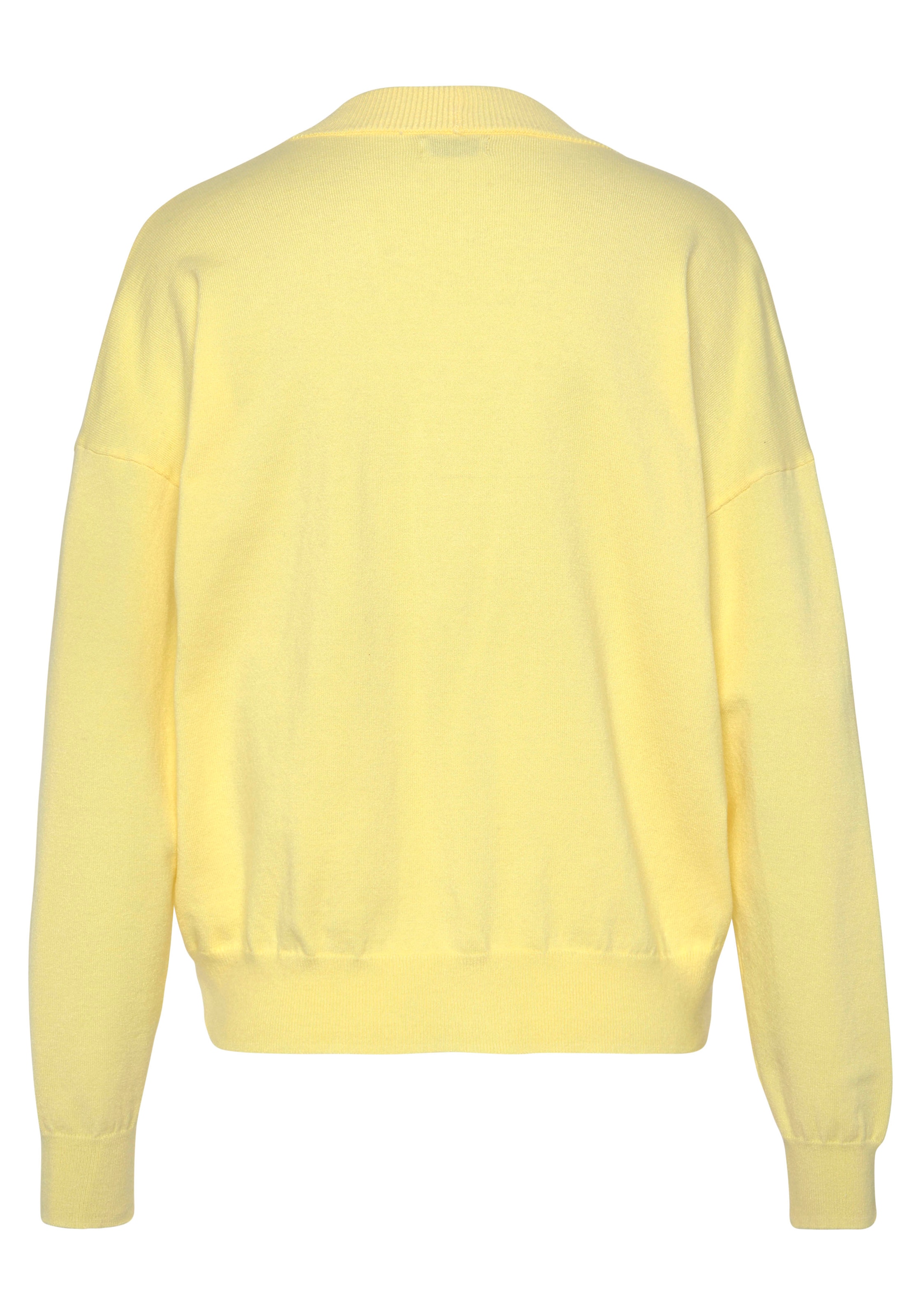 geltona LASCANA Kardiganas