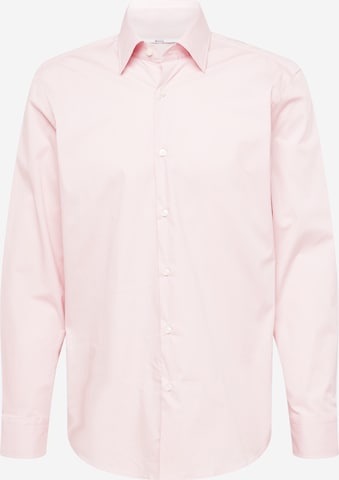 BOSS Black Button Up Shirt 'JOE' in Pink: front