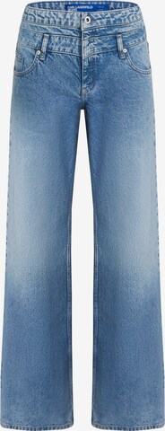 KARL LAGERFELD JEANS Loosefit Jeans in Blauw: voorkant