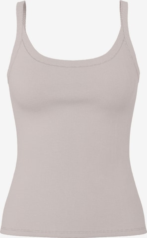 PIECES Top 'PCMay' in Grey: front