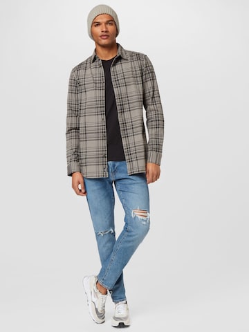 Only & Sons Regular Fit Hemd 'AXL' in Grau