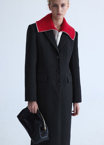 MANGO Between-seasons coat in Black
