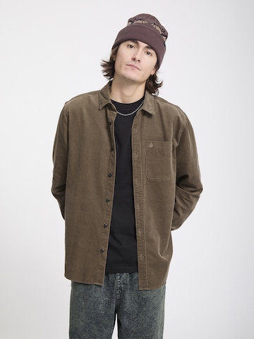 Coupe regular Chemise 'Zander' Volcom en marron
