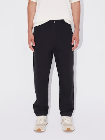 LeGer by Lena Gercke - Regular Calças cargo 'Finn' em preto: frente