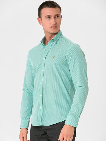 By Diess Collection - Regular Fit Camisa 'OXFORD ' em verde