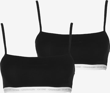 Calvin Klein Underwear Bra in Black: front