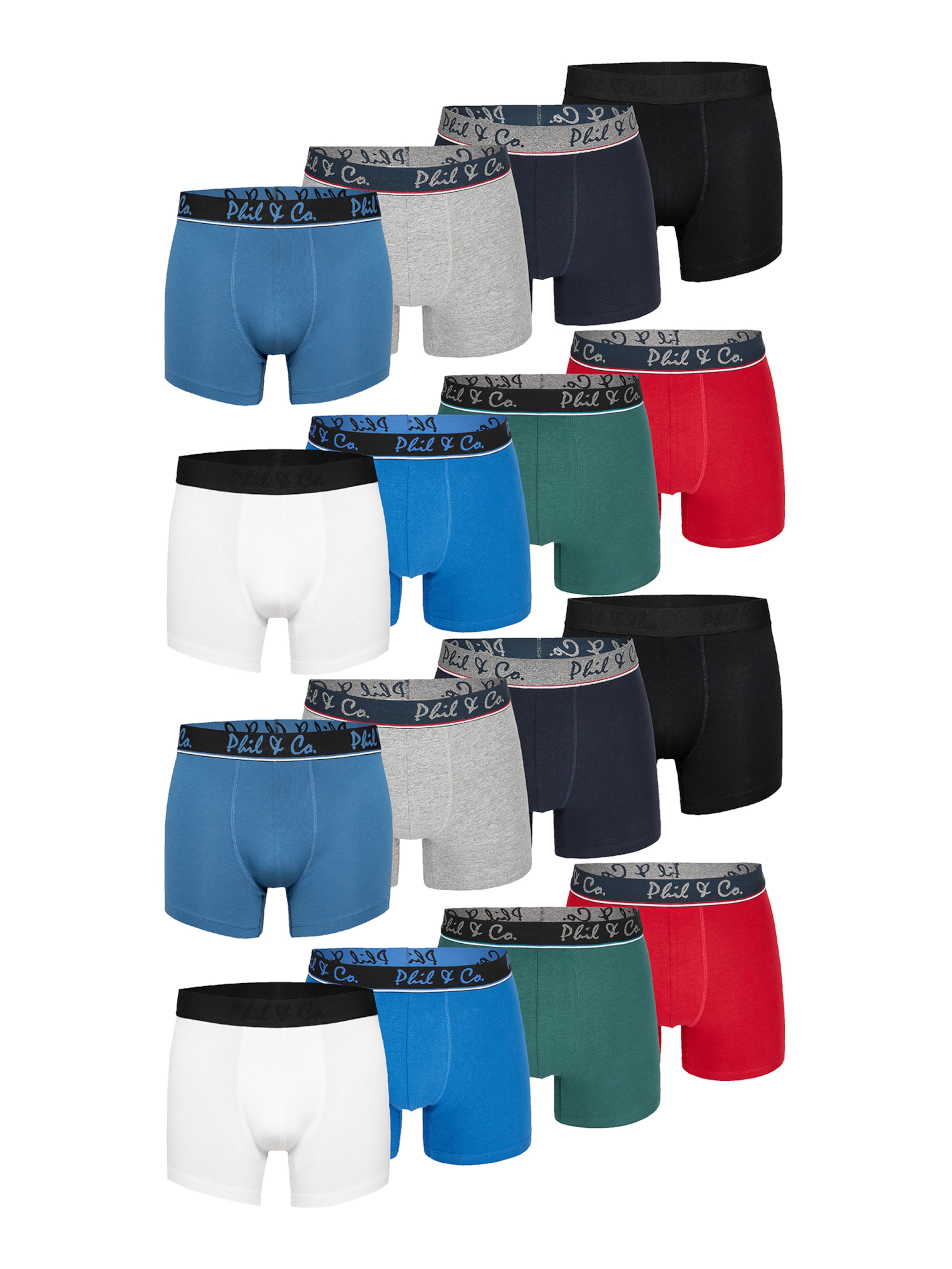 Phil & Co. Berlin Boxer shorts ' Retropants ' in Mixed colours: front
