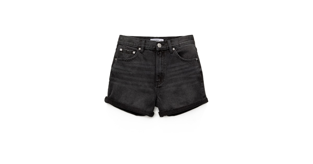 PULL&BEAR BAGGY - Short en jean - dark blue/bleu marine PULL&BEAR BAGGY - Short en jean - dark blue/bleu marine