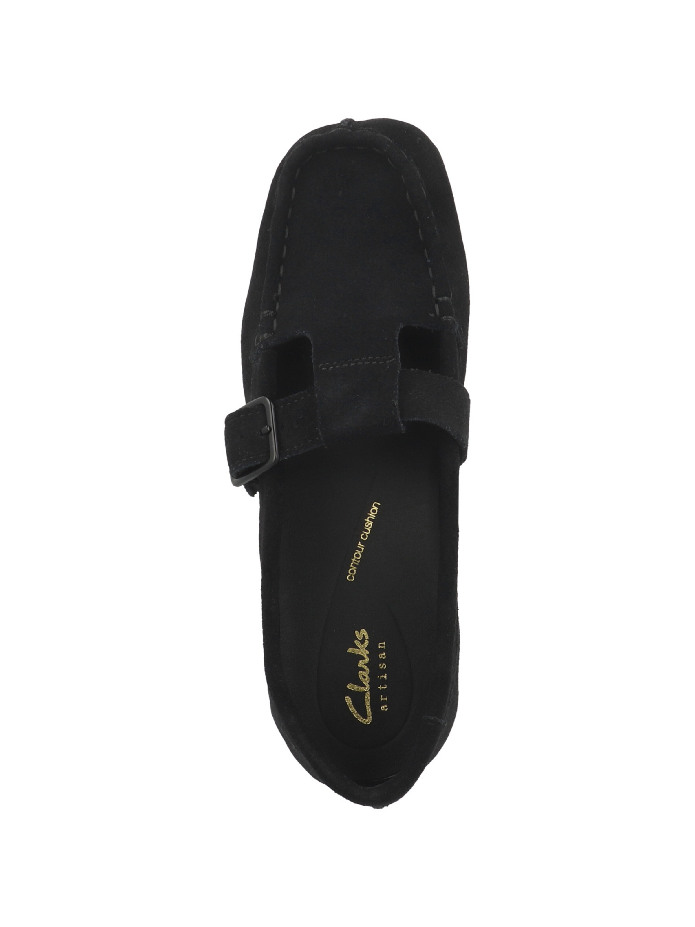 CLARKS Slip-ons 'Freckle Tbar' in Black