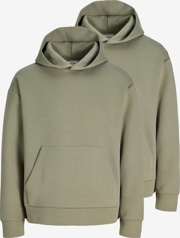 JACK & JONES Sweatshirt 'Barron' in Grün: Vorderseite