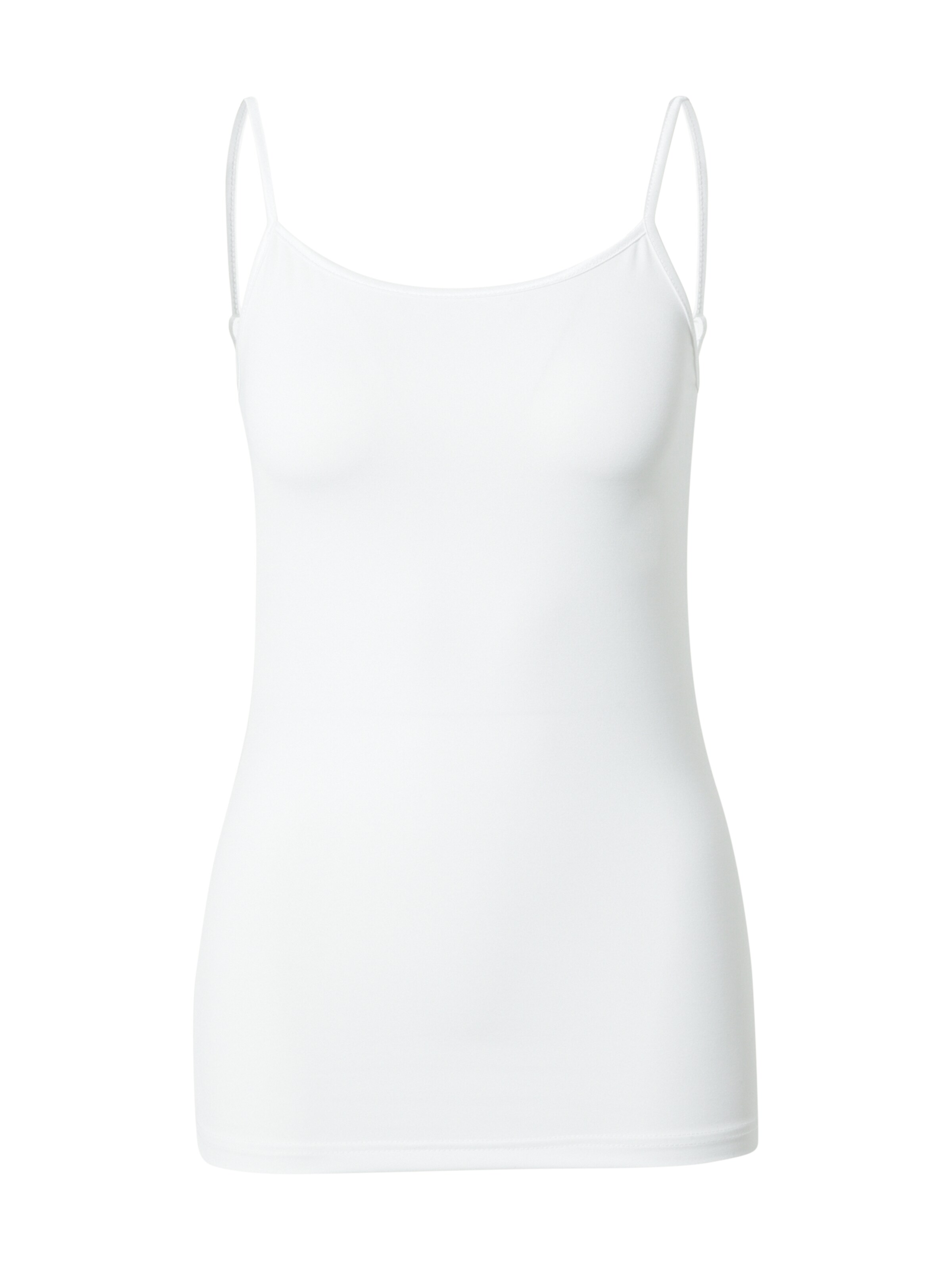 Top de la b.young pe alb: față