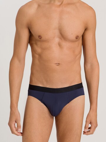 Hanro Slip ' Micro Touch ' in Blauw: voorkant