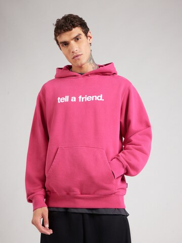 VANS Sweatshirt 'TAF' in Rood: voorkant