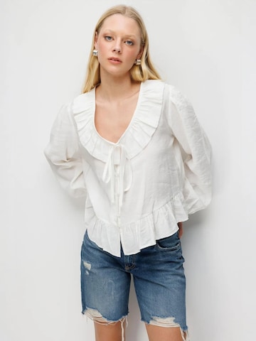 Camicia da donna di MixRay in beige