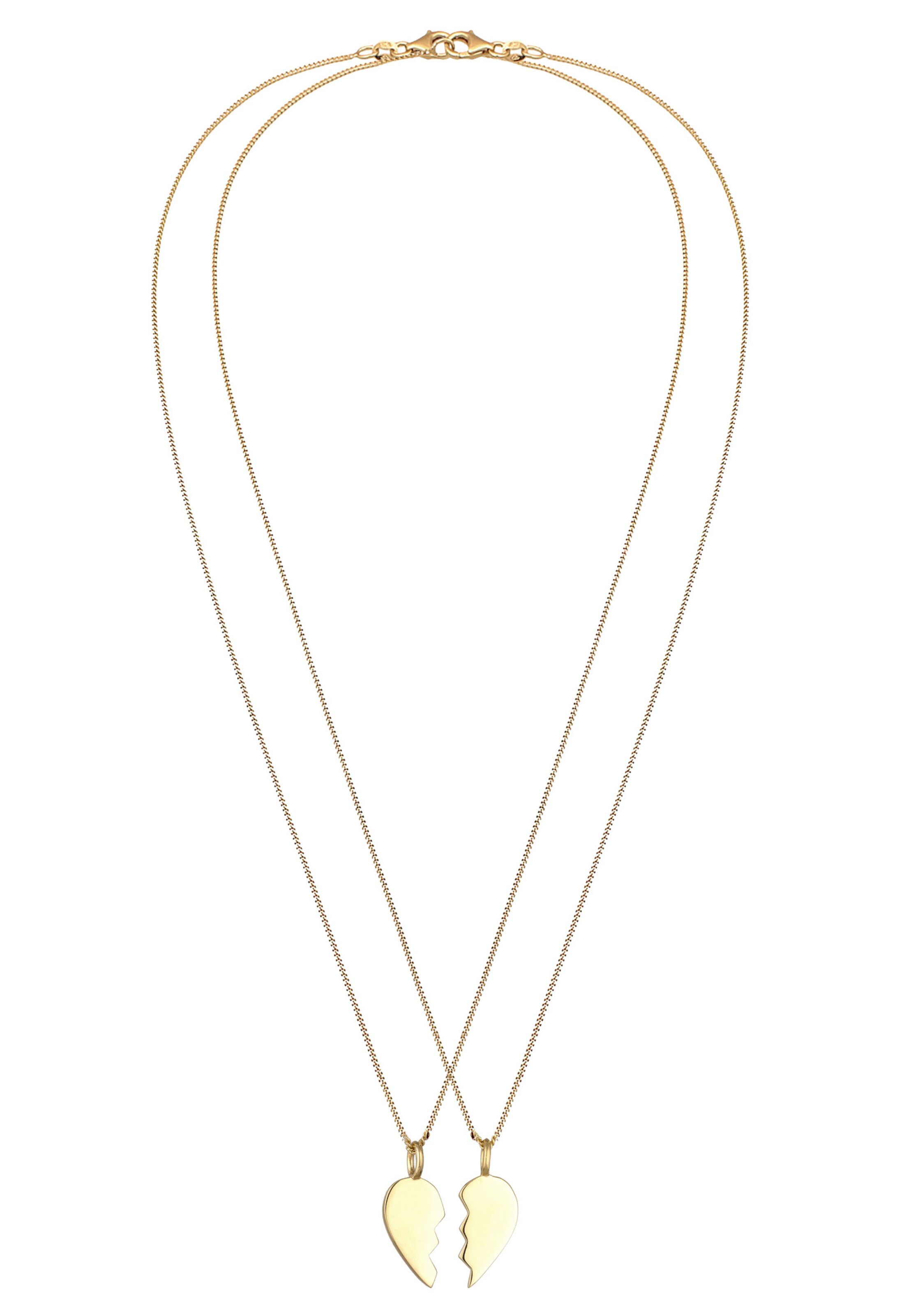 ELLI Jewelry set 'Herz' in Gold