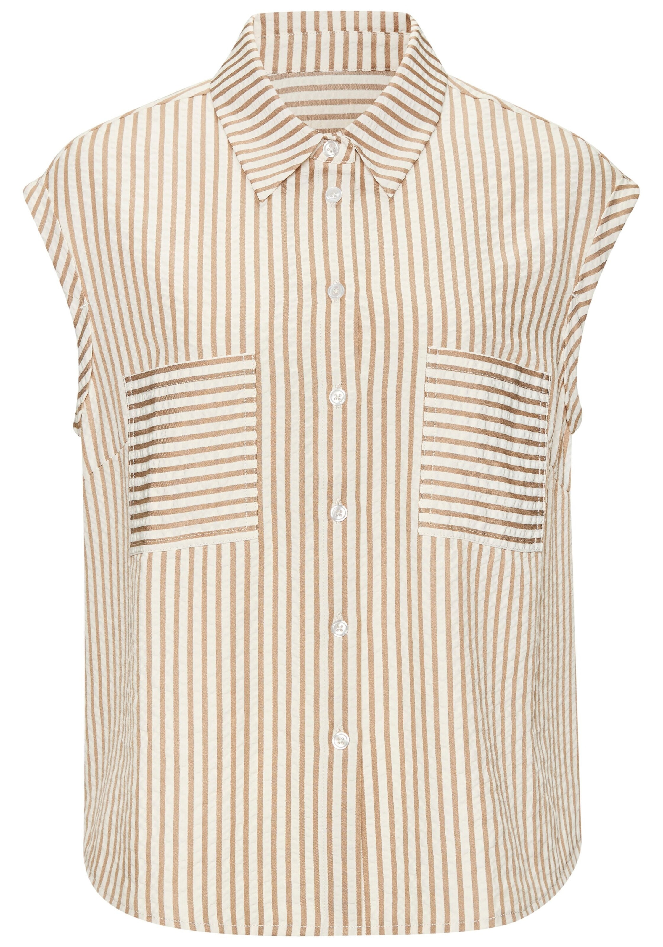 VIVANCE Bluse in Beige: Vorderseite