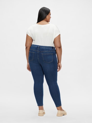 Vila Curve Skinny Jeans 'Ana' in Blau