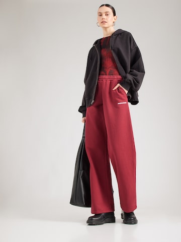 Pegador - Pierna ancha Pantalón 'ANNI' en rojo