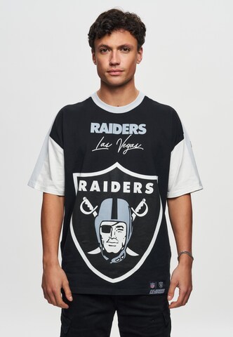 Recovered Shirt 'NFL Raiders Las Vegas' in Black: front