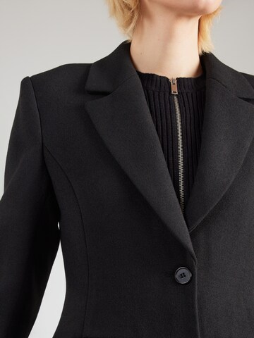 Monki Between-seasons coat in Black