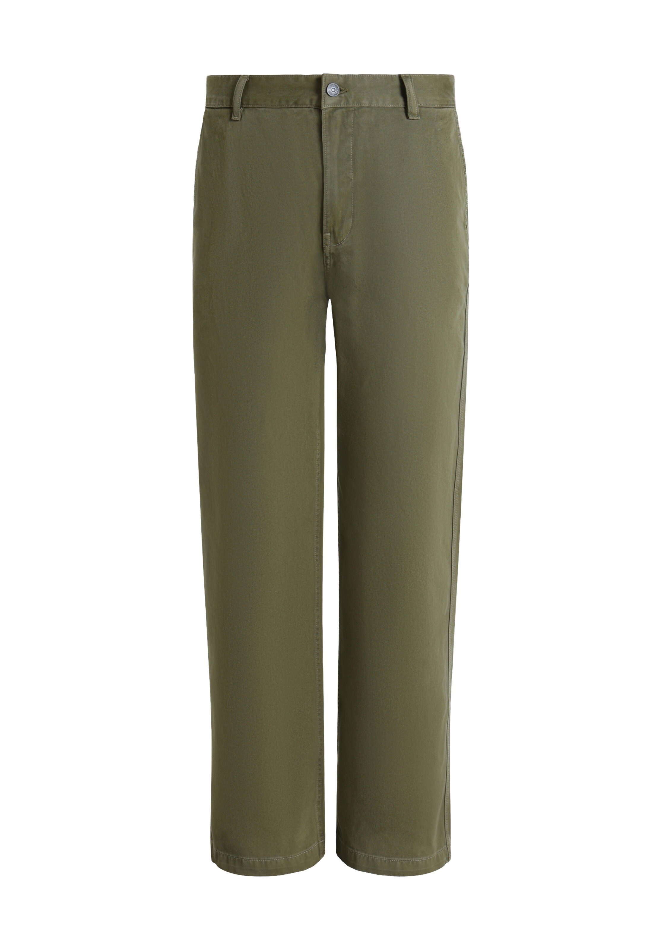 Regular Pantalon chino Calvin Klein Jeans en vert : devant