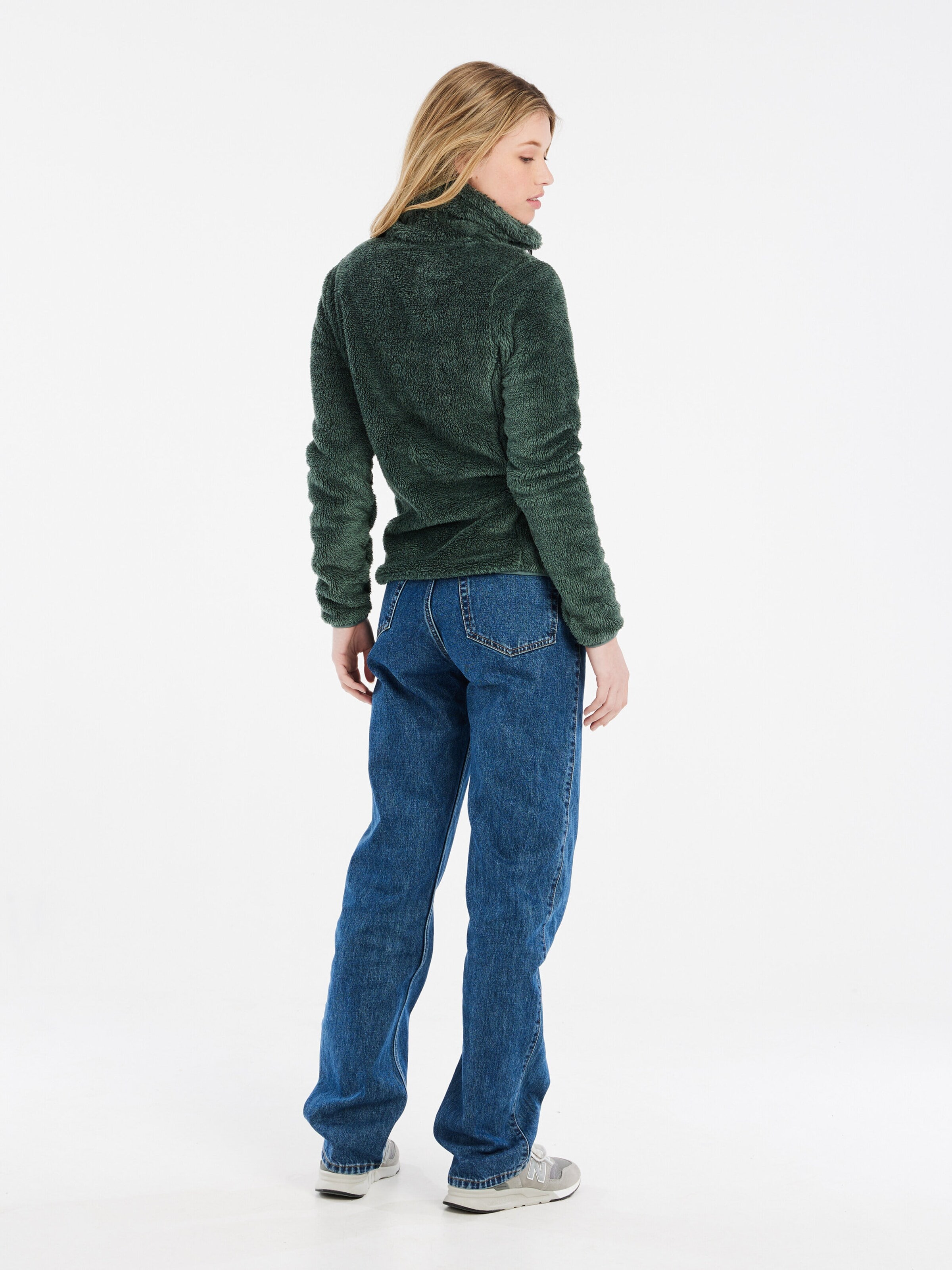 PROTEST Fleece Jacket 'RIRI' in Green