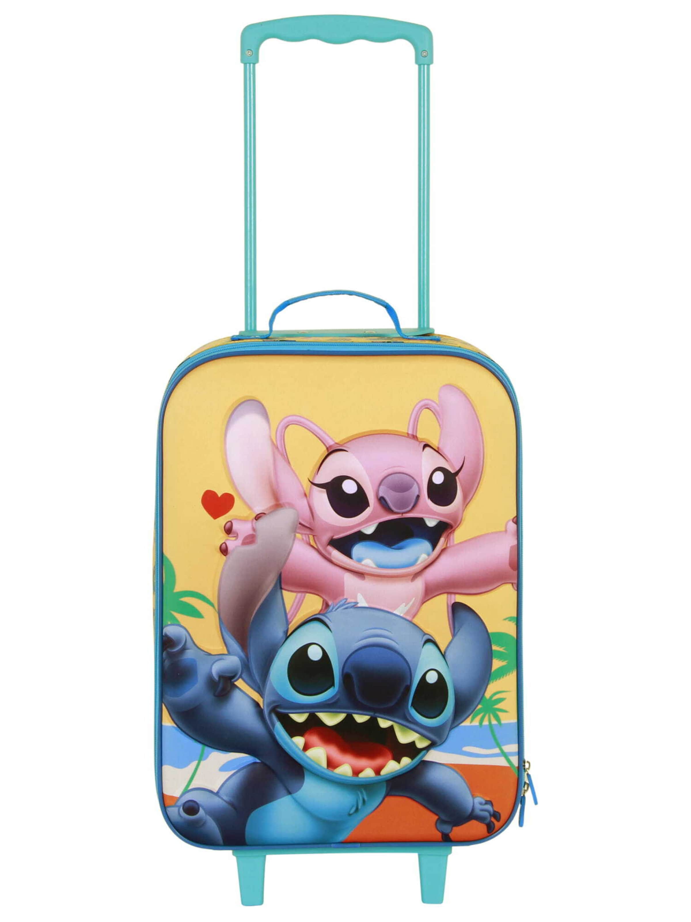 DISNEY Koffer 'Lilo & Stitch' in Gelb: Vorderseite