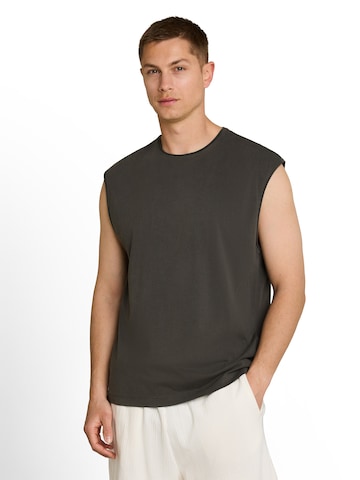 TOM TAILOR DENIM Top in Schwarz: Vorderseite