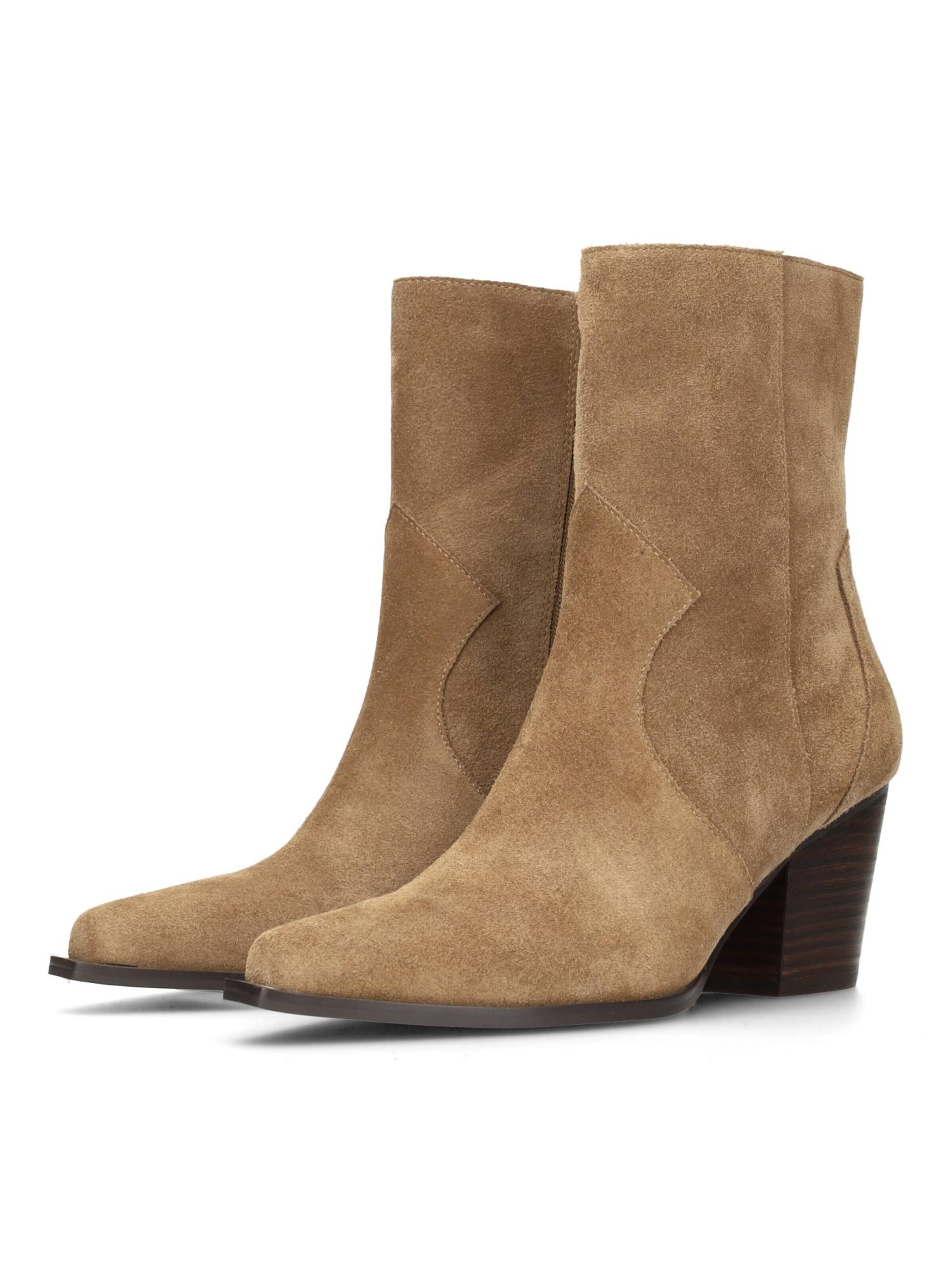 Haboob Enkellaarsjes 'BEAU' in Beige