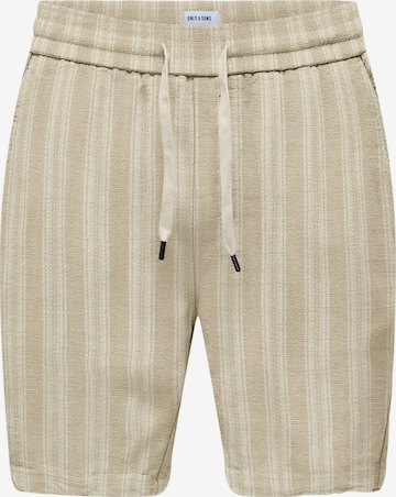 Only & Sons Pants in Beige: front