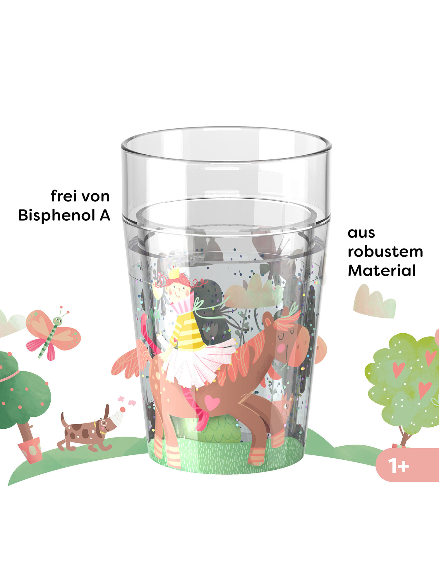 HABA Becher ' Glitzerbecher ' in Mischfarben