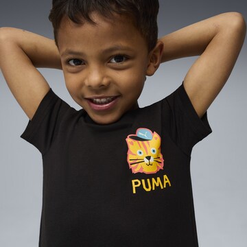 PUMA Shirt 'Moody Cat' in Black