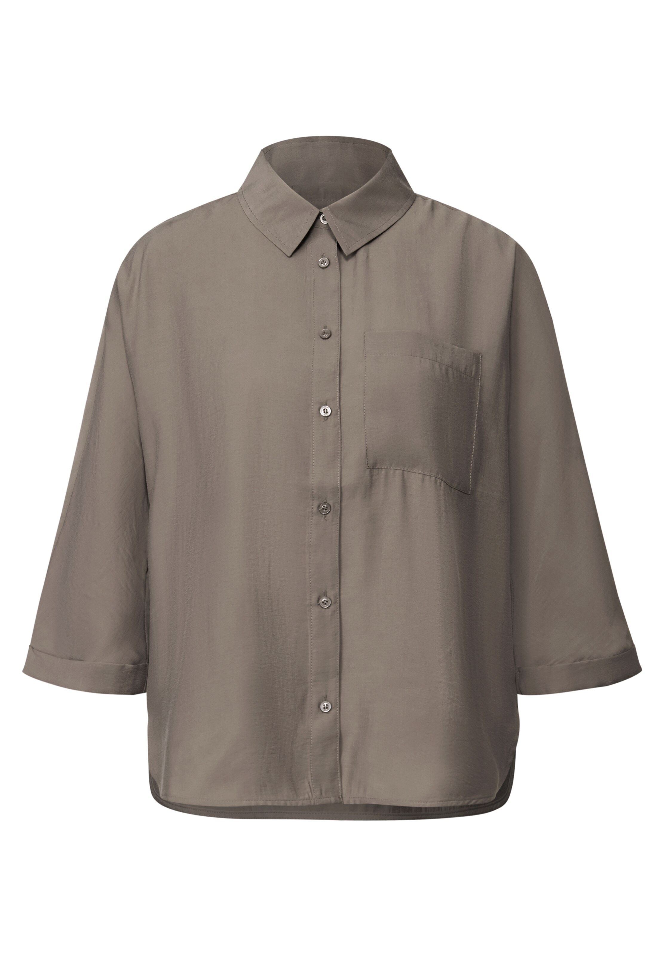 STREET ONE Bluse in Braun: Vorderseite