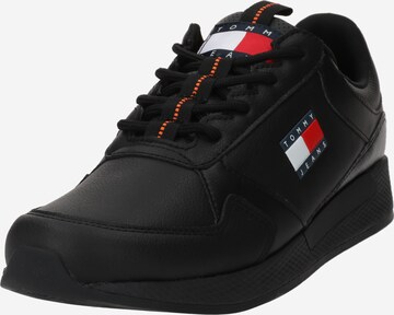 Tommy Jeans Sneakers laag 'ESSENTIAL' in Zwart: voorkant