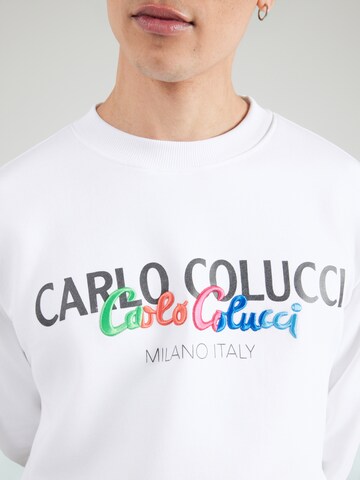 Bluză de molton de la Carlo Colucci pe alb