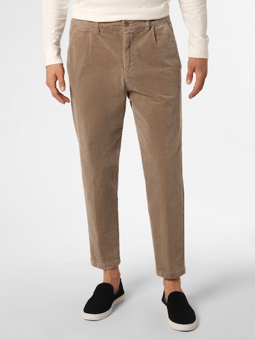 Regular Pantalon 'Marco' Aygill's en marron : devant