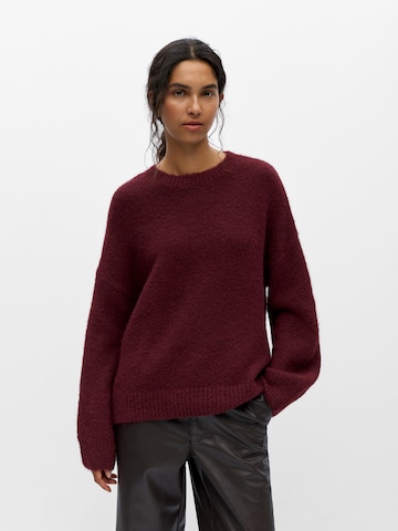 OBJECT Sweater 'OBJSAGGIA' in Red: front