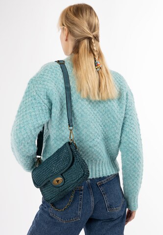 IZIA Shoulder Bag in Blue: front