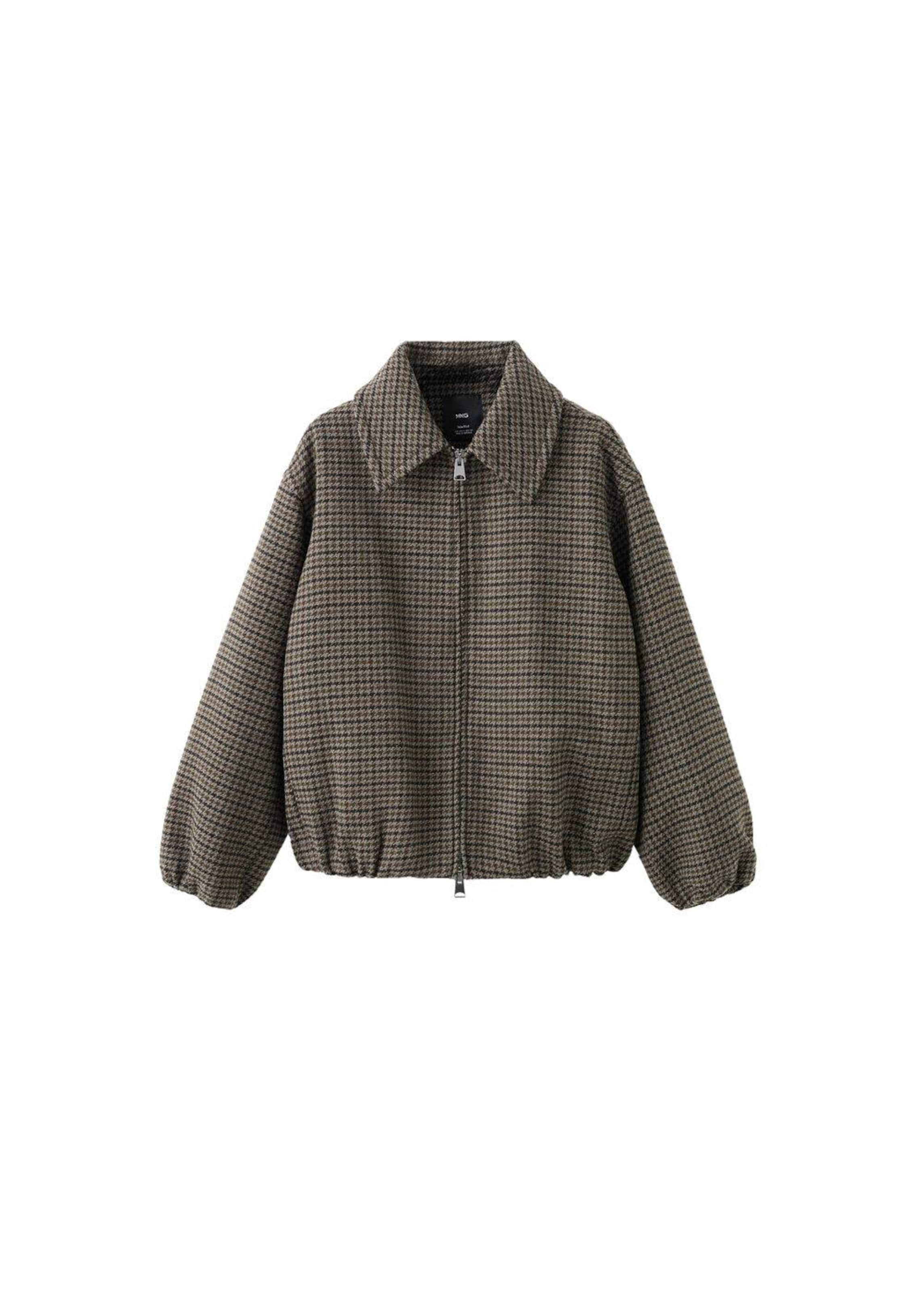 MANGO Übergangsjacke in Braun: Vorderseite