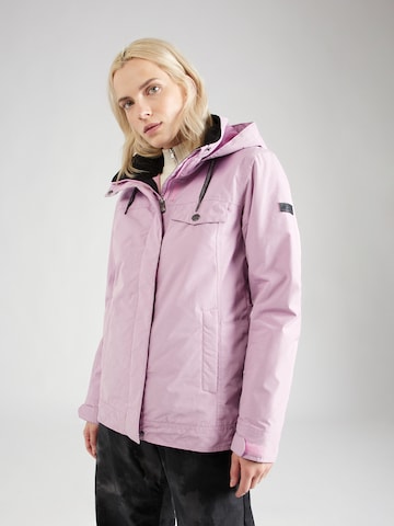 ROXY Sportjacke 'Billie' in Lila: predná strana