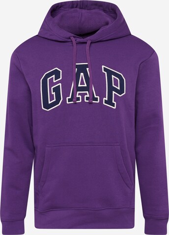 GAP Sweatshirt in Lila: voorkant