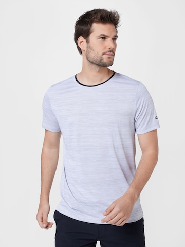 T-Shirt fonctionnel 'GRAVITY RANGE' OAKLEY en blanc : devant