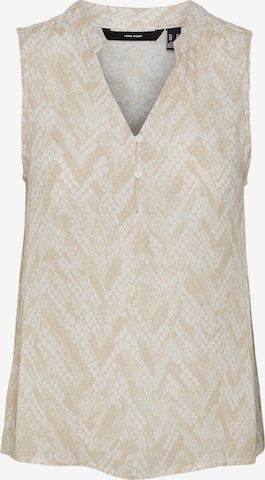 VERO MODA Blouse 'CLAIRE MENNY' in Beige: front