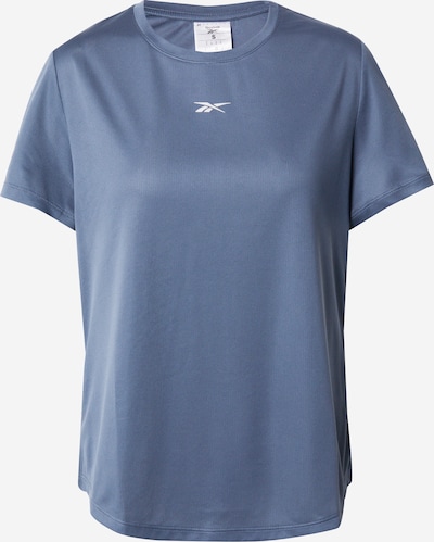 Reebok Функционална тениска 'SPEEDWICK' в базалтово синьо / бяло, Преглед на продукта