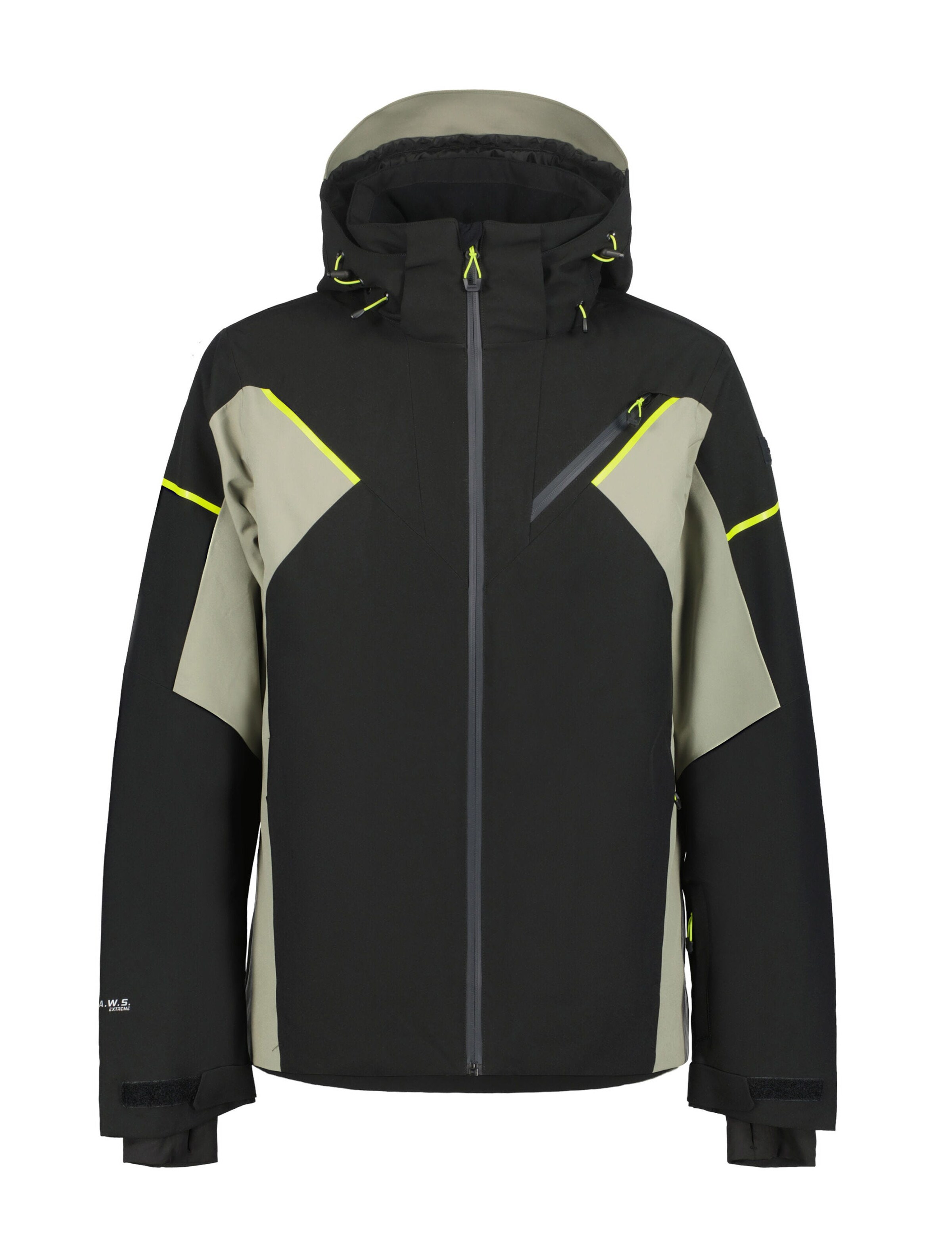 ICEPEAK Athletic Jacket in Black: front