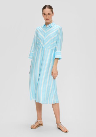 s.Oliver BLACK LABEL Shirt dress in Blue
