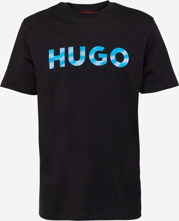 Tricou 'Dulivio' de la HUGO pe negru: față