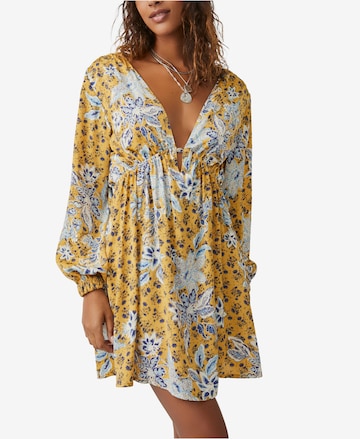 Robe 'Soli' Free People en jaune : devant