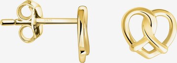 Sofia Milani Ohrringe 'Heart' in Gold: Vorderseite