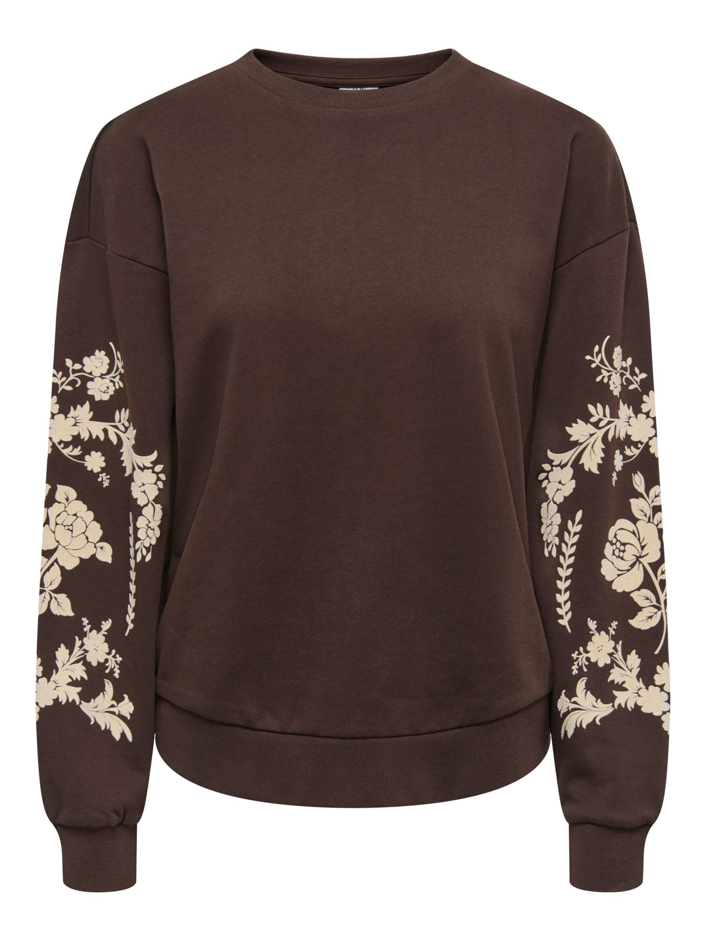 Sweat-shirt 'JDYIrmelin' JDY en marron : devant